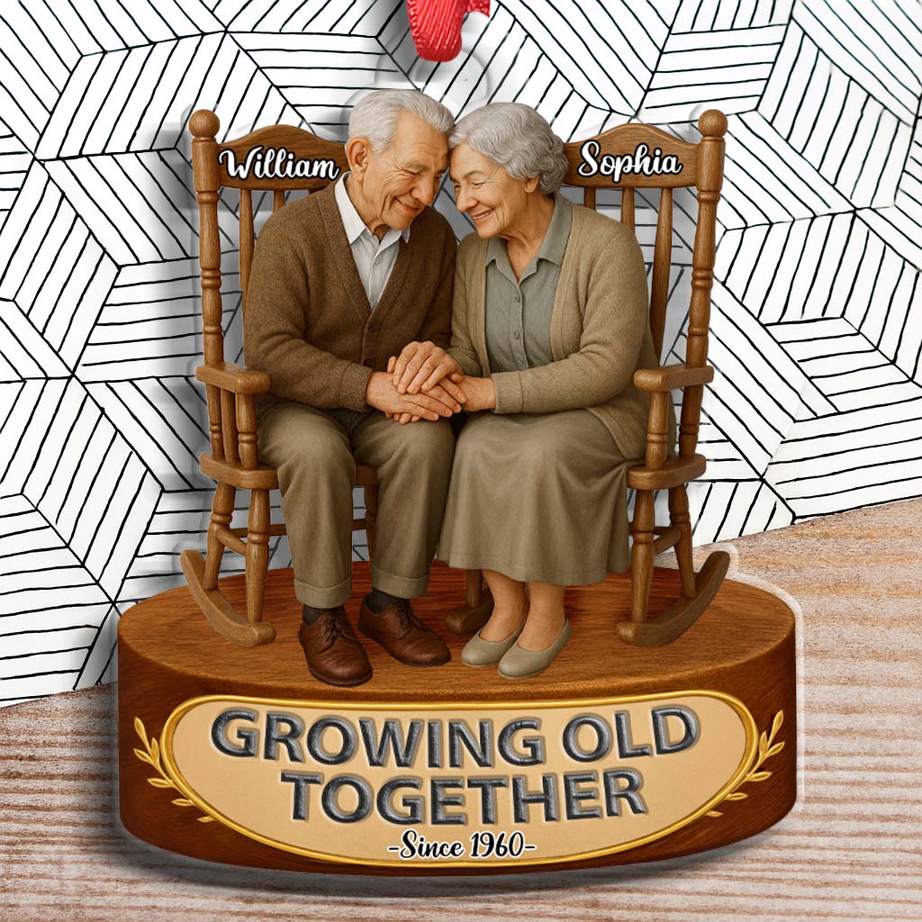 Our First Chirstmast Ornament - Personalized Acrylic Ornament - Custom Name And Year