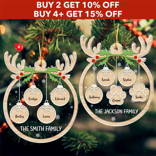 Paw Charm - Personalized Custom Acrylic Ornament