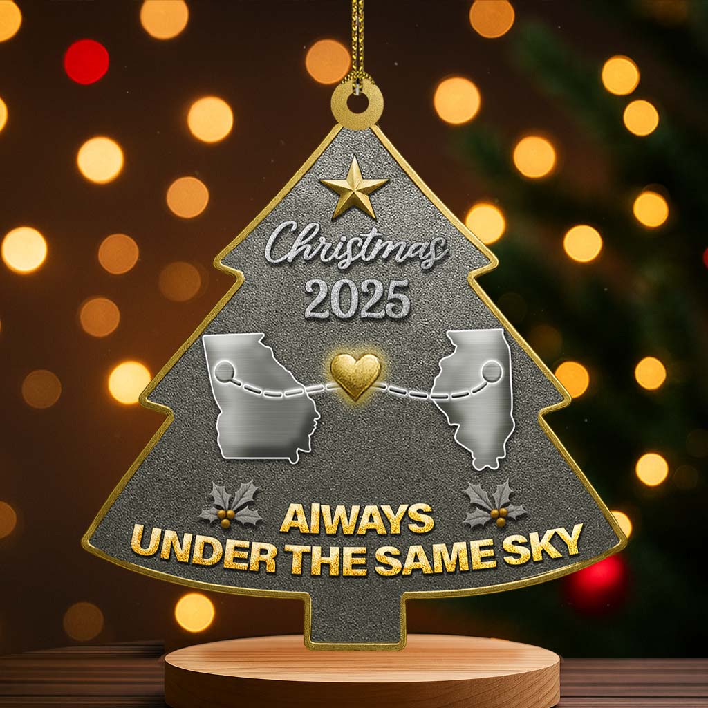 Under The Same Sky - Personalized Custom Acrylic Ornament