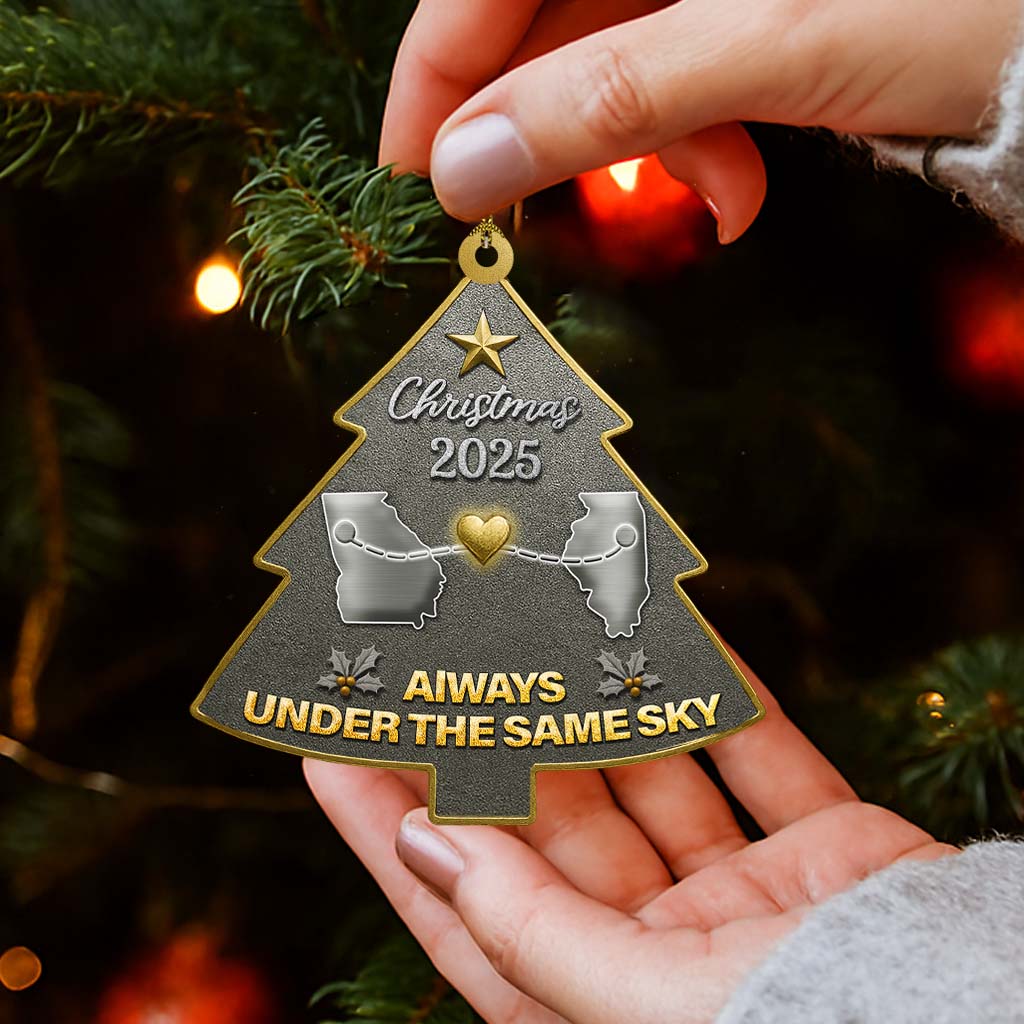 Under The Same Sky - Personalized Custom Acrylic Ornament