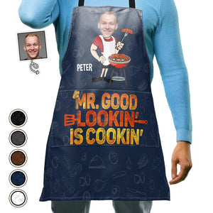 Personalized Grilling Apron – Funny Gift with Custom Pet Image