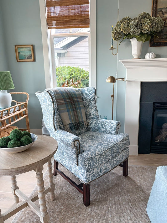 The Perfect Blue, Green and Brown Plaid Throw Blanket for Fall