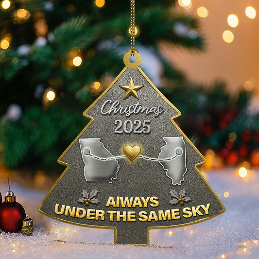 Under The Same Sky - Personalized Custom Acrylic Ornament