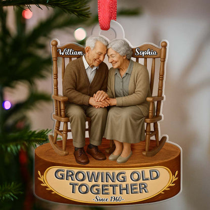 Our First Chirstmast Ornament - Personalized Acrylic Ornament - Custom Name And Year