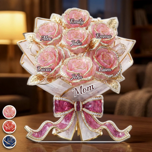 Custom Acrylic Plaque - Personalized Mother's Day Gifts For Mom, Grandma - Grandma Heart Full Of Love