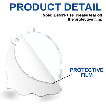 White product with protective film on a white background, labeled 'PROTECTIVE FILM'.