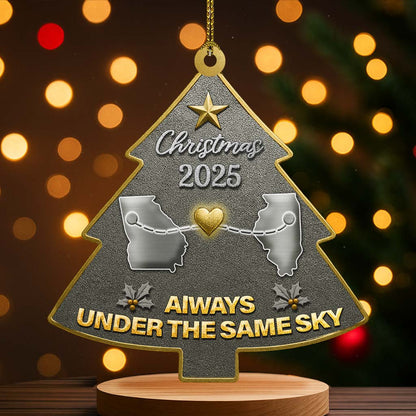Under The Same Sky - Personalized Custom Acrylic Ornament