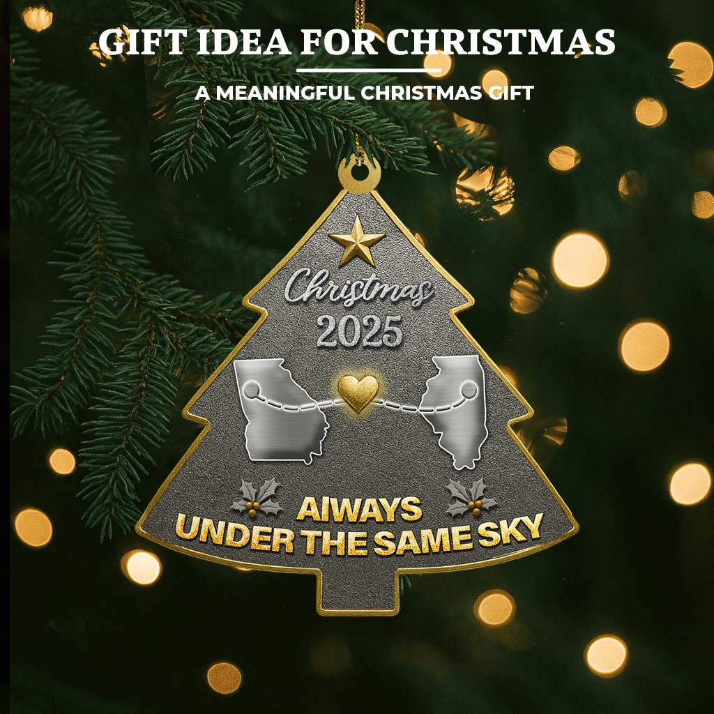 Under The Same Sky - Personalized Custom Acrylic Ornament