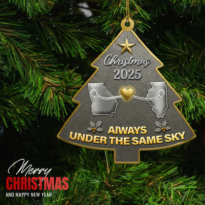 Under The Same Sky - Personalized Custom Acrylic Ornament