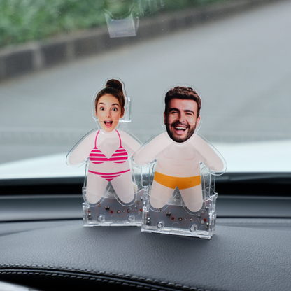 Custom Cartoon Bobblehead Standee – Funny Acrylic Gift for Couples