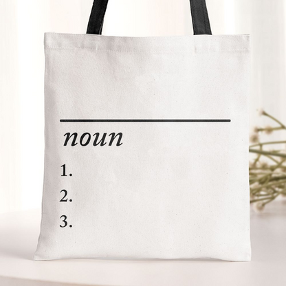 Funny Definitions Self Gift - Personalized Tote Bag