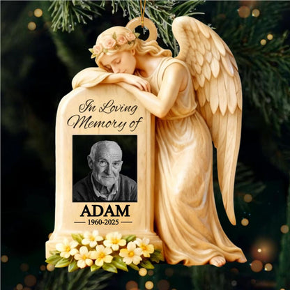 In Loving Memory - Custom Photo Memorial Ornament