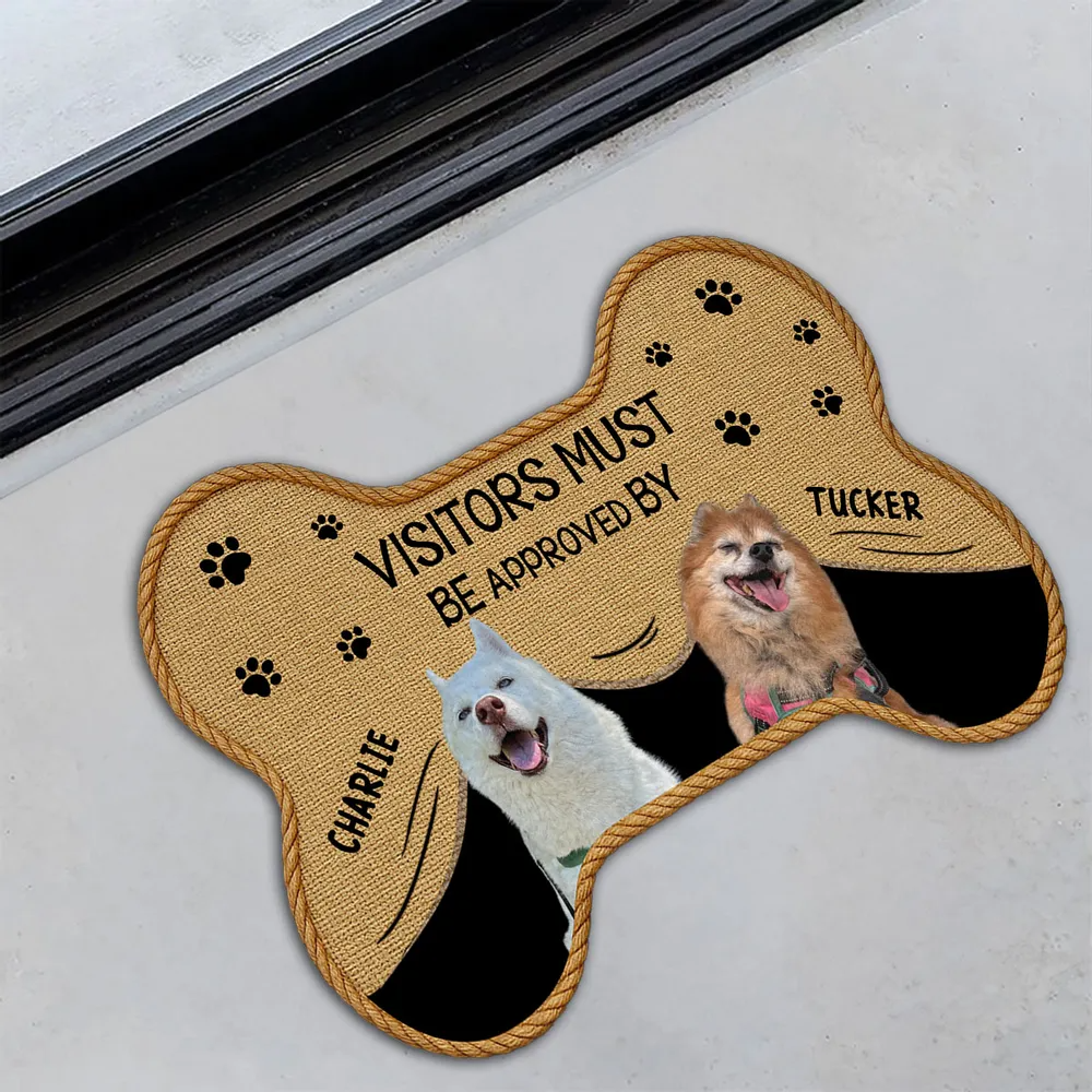 Let Us See Photo - Personalized Custom Doormat